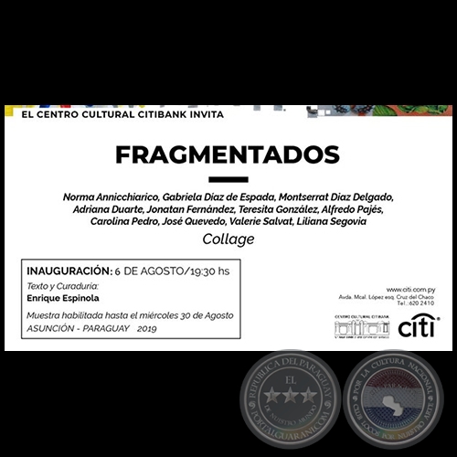 FRAGMENTADOS - Martes, 06 de Agosto de 2019
